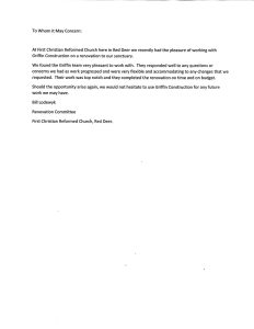 First Christian Reformed Church 2023